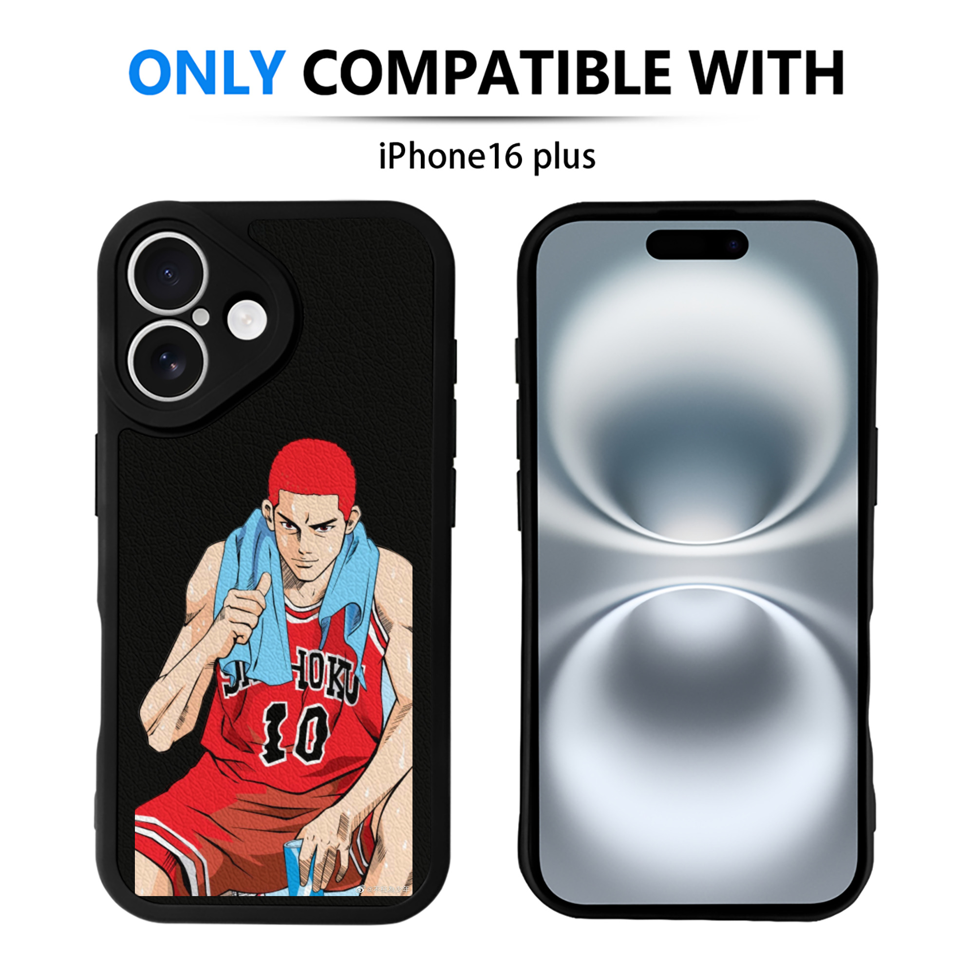 （画像用） SLAM DUNK／スラムダンク 【iPhone 16シリーズ対応】シリコンスマホケース（レザー調） 材質：シリコン